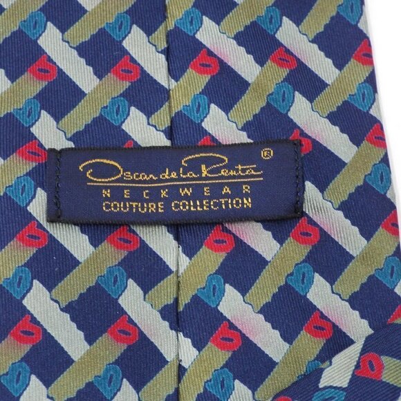 Oscar de la Renta Silk Tie - Picture 7 of 9